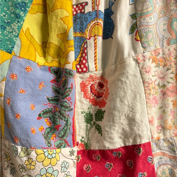 Handmade patchwork skirt - Picture 3 of 3